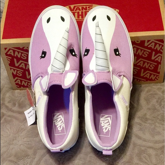 VANS ASHER UNICORN GLITTER SLIP ON - Picture 4 of 10